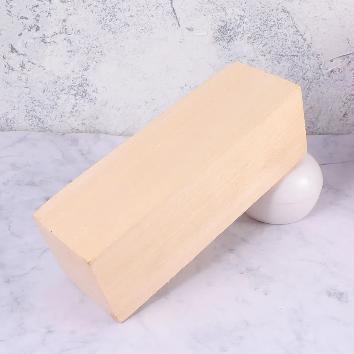 Blocchi di Legno Grezzi in Legno Duro con Superficie Liscia, Grandi per Fai da Te, Pittura, Decorazione Casa, Regalo, Decorazione