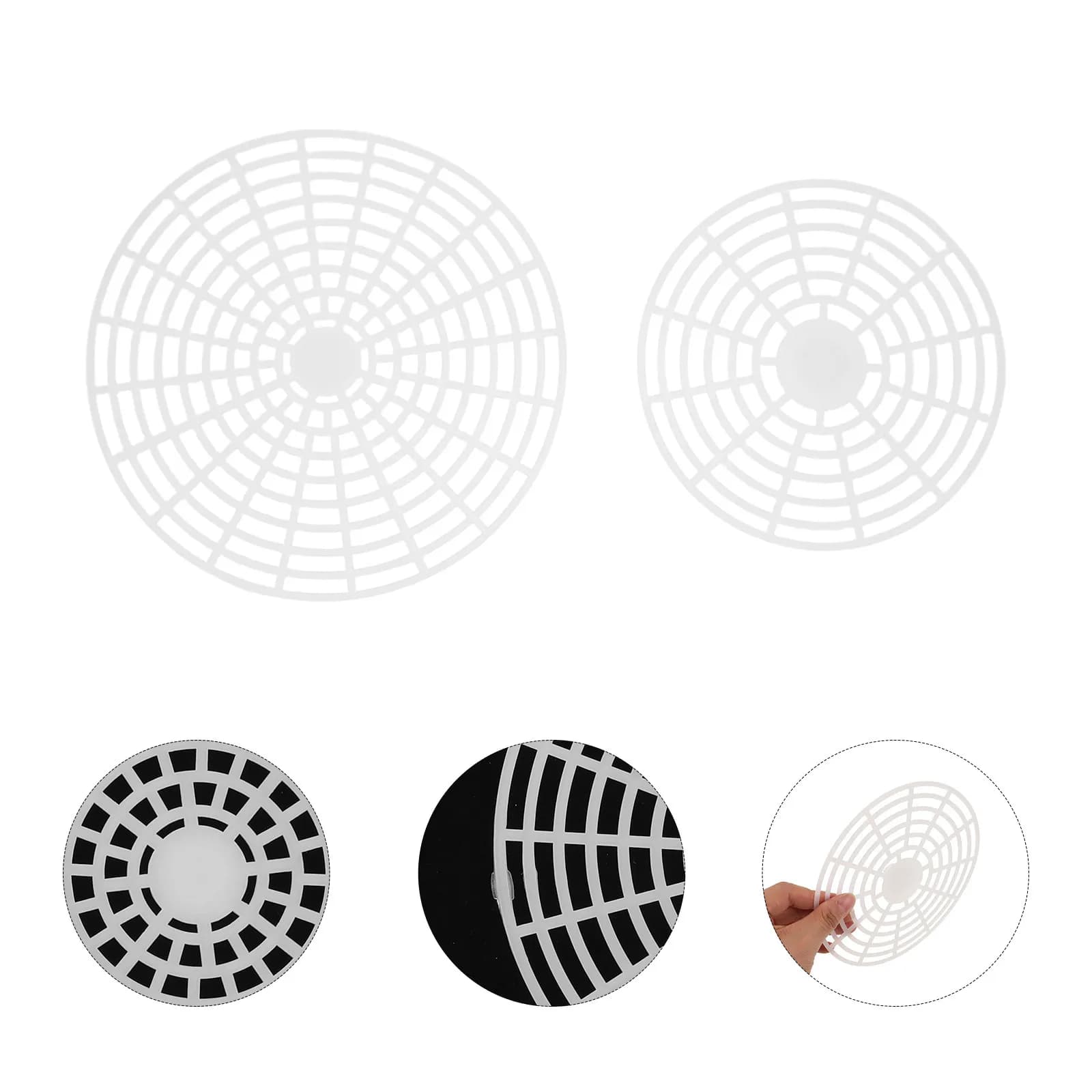 4 Pezzi Pesi in Plastica a Rete per Cavolo Sottaceto, 20 cm x 15 cm, per Barattoli a Bocca Larga, Piastre di Pressione per Fermentazione, Pesatura e Conservazione