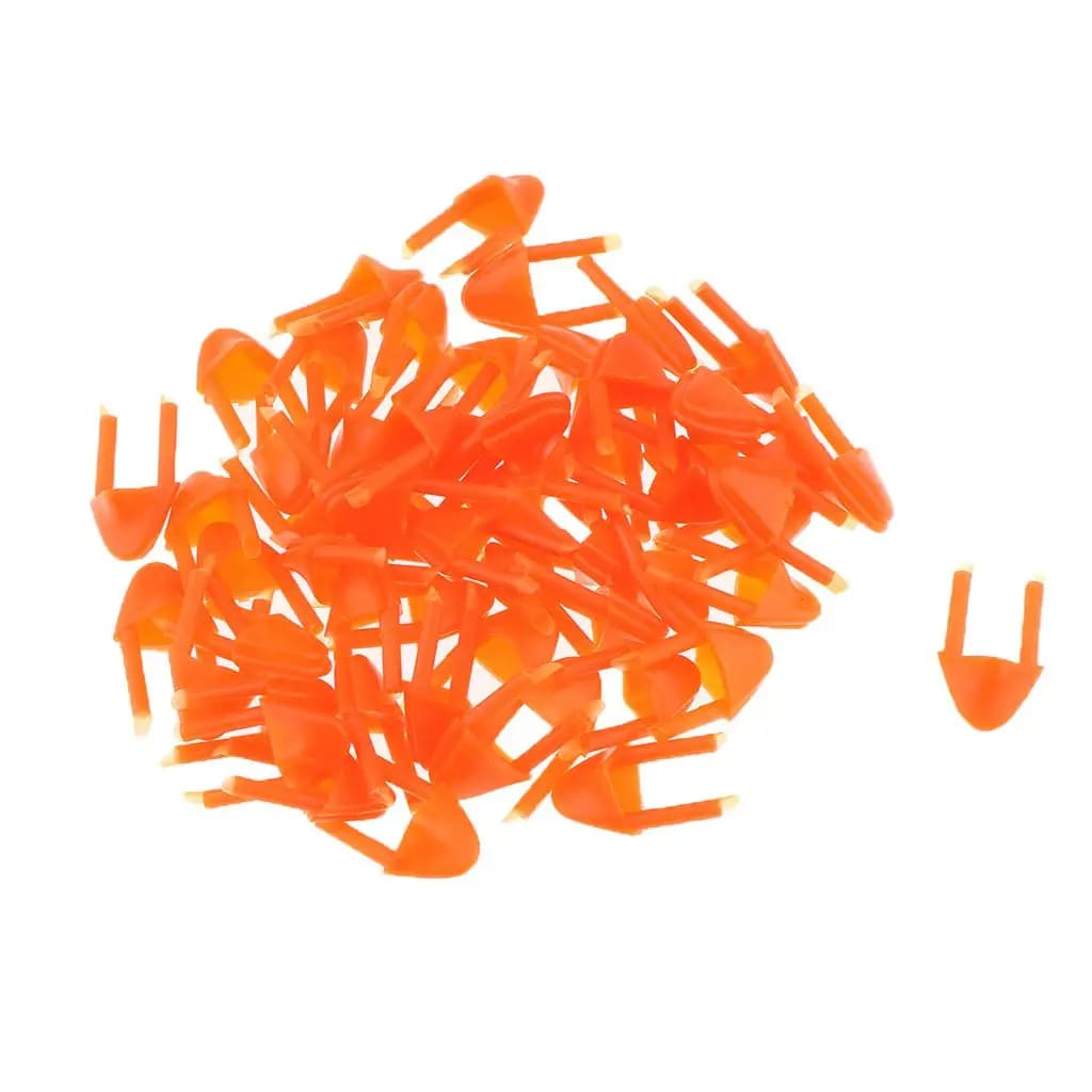 100 Pezzi Occhi di Sicurezza in Plastica 12mm per Peluche, Bambole e Accessori Fai-da-Te