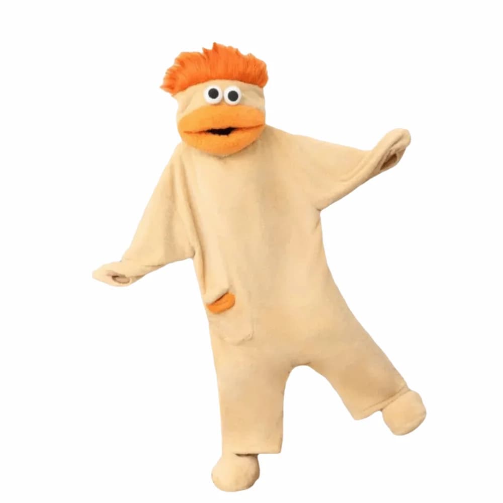 Pigiama Intero in Morbido Pile Corallo con Disegno Cartoonesco, Tuta Oversize Unisex in Pile Spesso