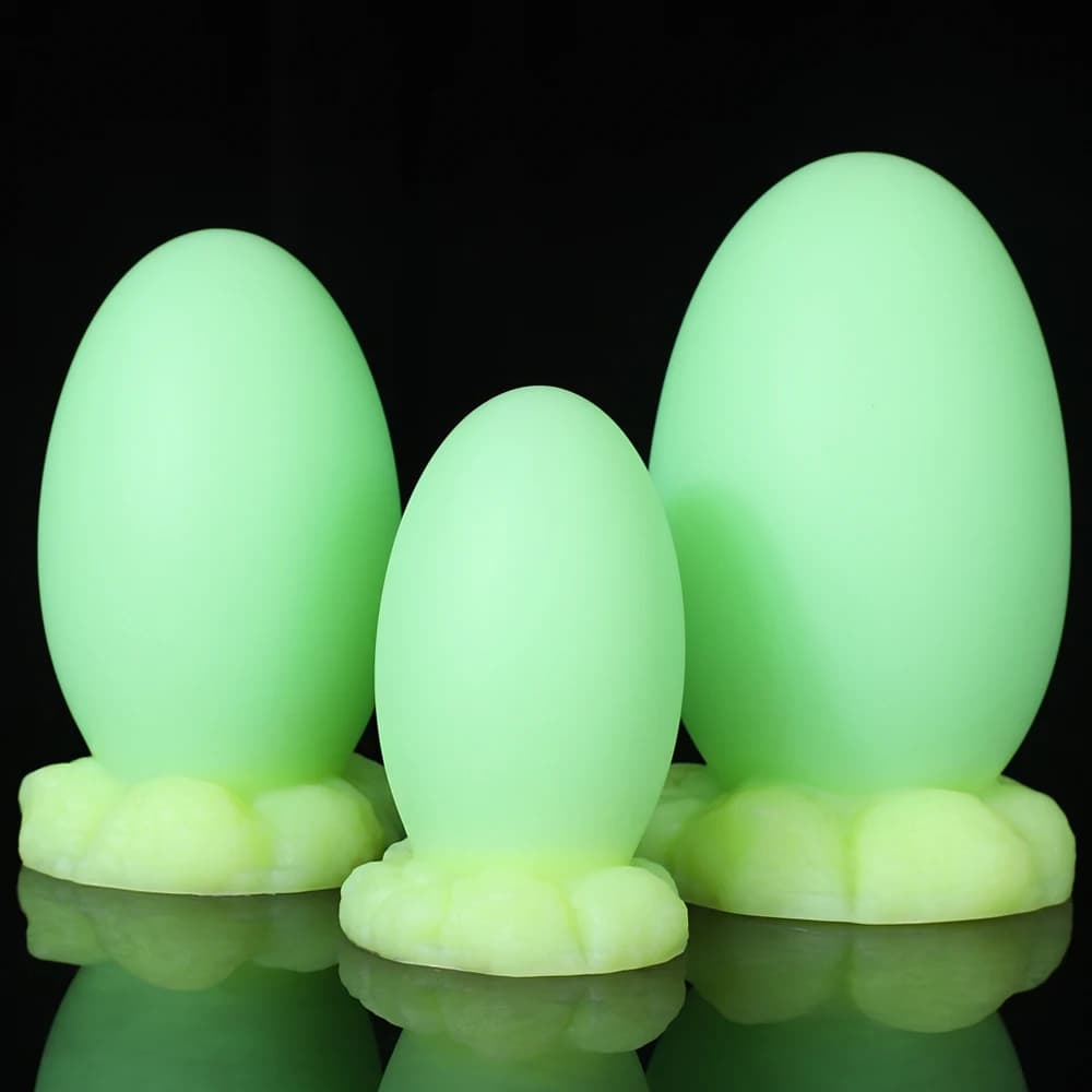 Plug anale Super big dragon eggs, perline anali incandescenti notturne, giocattoli del sesso per donne/uomini, materiale in silicone morbido, masturbazione di massaggio