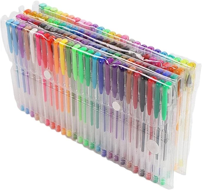 100/5 pieces Set of pens gel 100 pens colored gel for coloring books Design Doodle Craftsman Scrapbook Journaling Planner School material