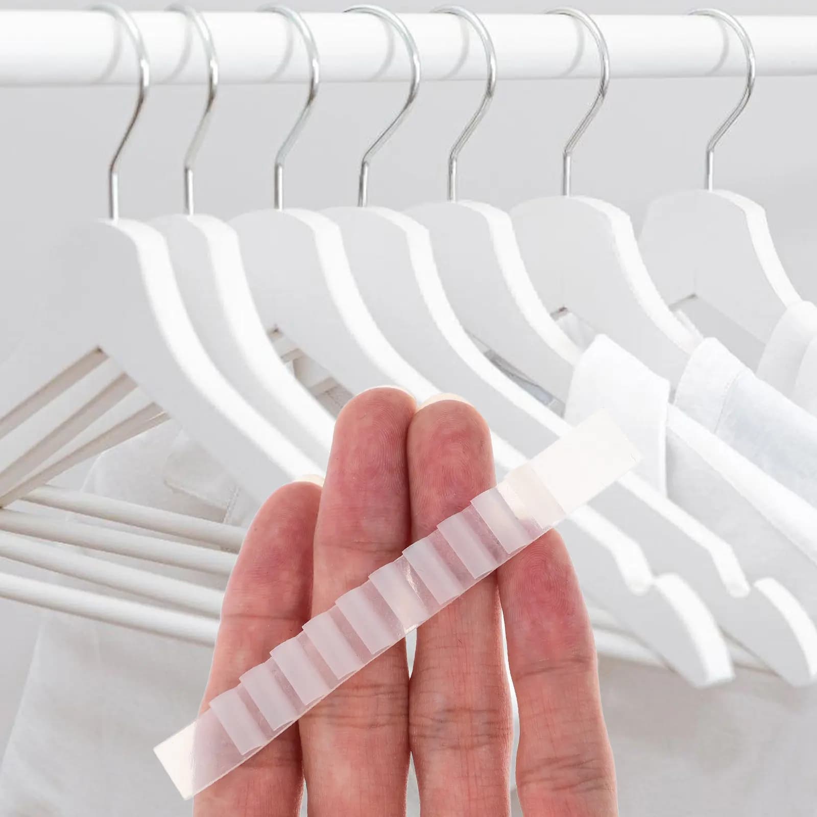 50 Pieces of Strips Stickers Silicone Anti-slip for Clothes, Ideal for Dresses, Canopies and Dresses, Accessories for Wardrobes