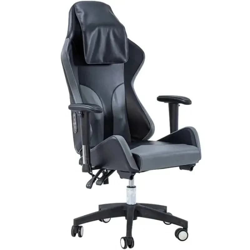 Poltrona da Gaming Elettrica Massaggiante, Reclinabile, Riscaldata, Ergonomica, in Pelle PU, con Poggiapiedi, per Ufficio e Relax