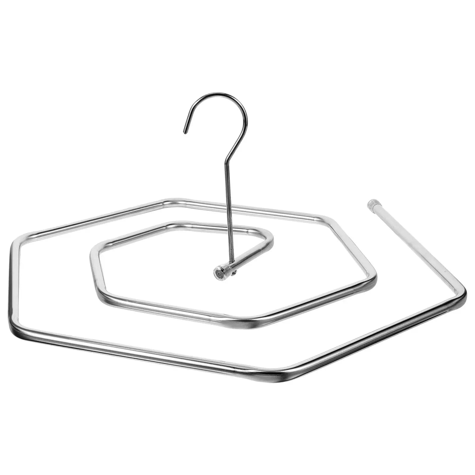 Appendiabiti a spirale in acciaio inossidabile salvaspazio per coperte, lenzuola, copriletto, asciugamani, antivento, resistente, per lavanderia