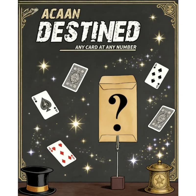 Any Card Any Number ACAAN: Trucco con Busta Magica per Carte, Illusioni da Palcoscenico, Accessori per Mentalismo e Trucchi di Magia