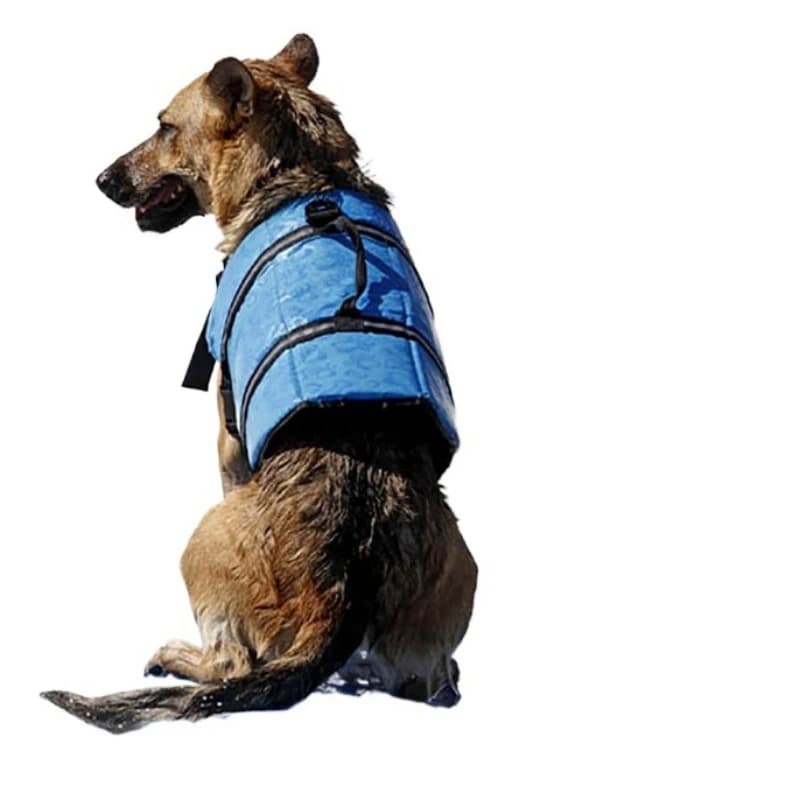 Dispositivo di galleggiamento del preservatore del costume da bagno di sicurezza della giacca del giubbotto di salvataggio del cane da compagnia stampato estivo per cani