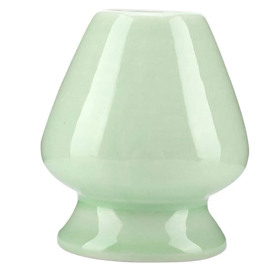 Scaffale per matcha in bambù ceramico, scaffale per miscelazione matcha, accessori per set da tè, scaffale per matcha, scaffale per miscelazione in ceramica