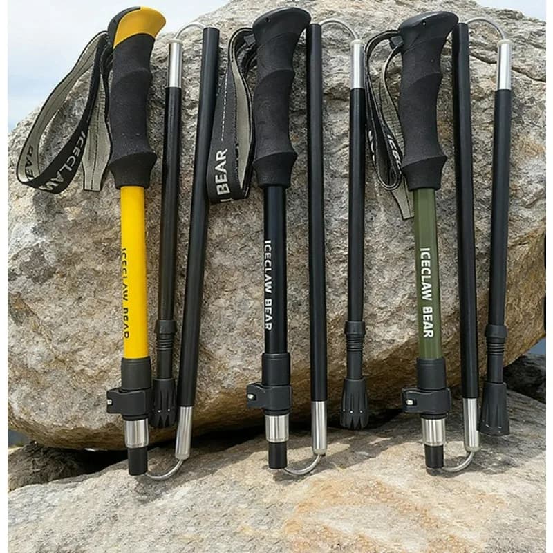 2026 New Foldable Portable Trekking Poles Outdoor Professional Women Climbing Gear Men Hiking Sticks Walking Canes