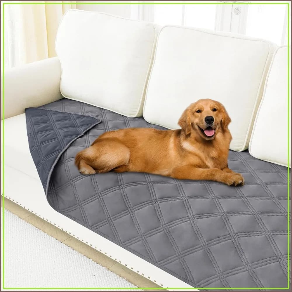 Waterproof Dog Bed Cover Blanket 30x82, Reversible Pet Blanket, Washable Leakproof Couch Cover for Sofa Furniture