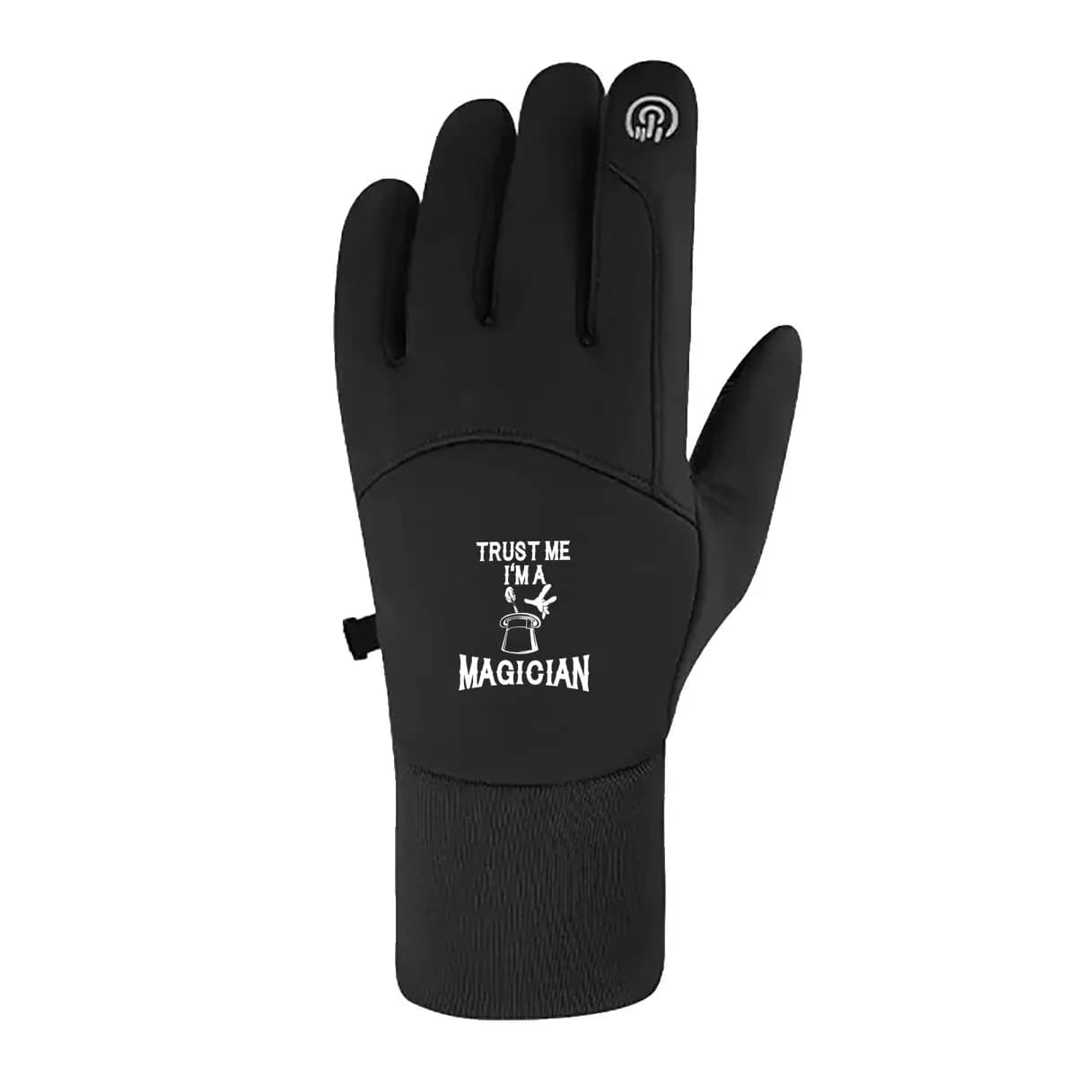 Trust Me Magician Casts Spell Sport Pesca Touchscreen Guida Guanti da sci per moto