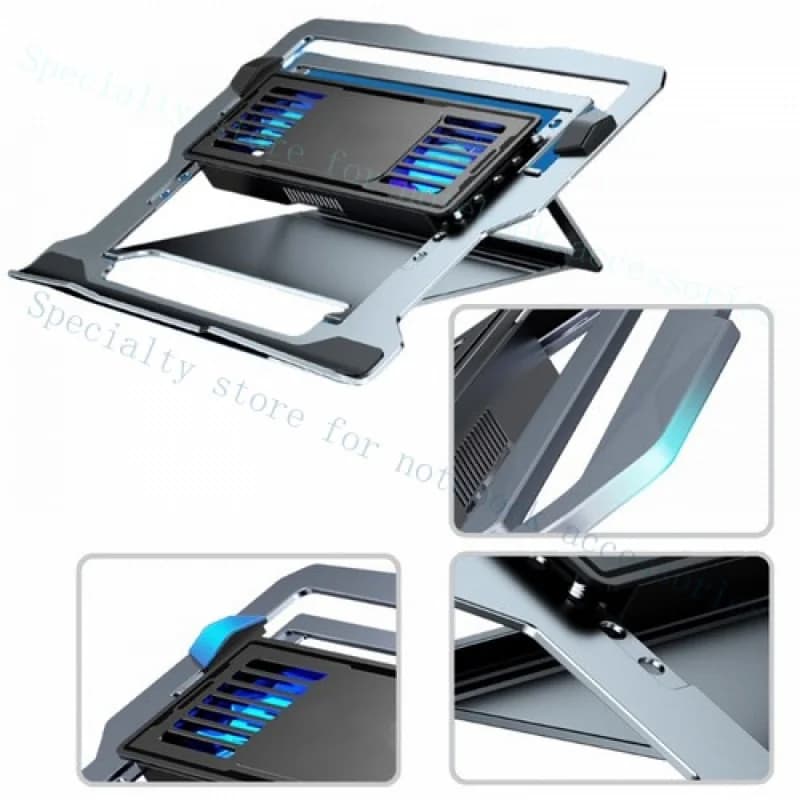 Supporto di Raffreddamento per Laptop A+ Ventole per Laptop da Gaming Supporto di Raffreddamento in Alluminio