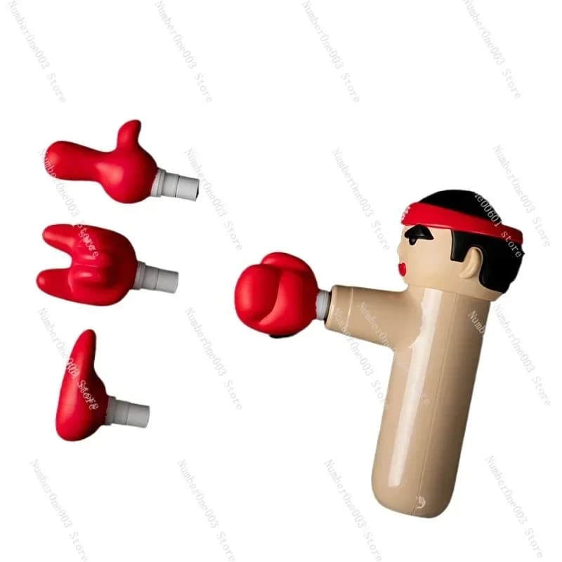 Mini Kung Fu Kid Trendy Play Massage Gun for Muscle Relaxation and Collo Massage