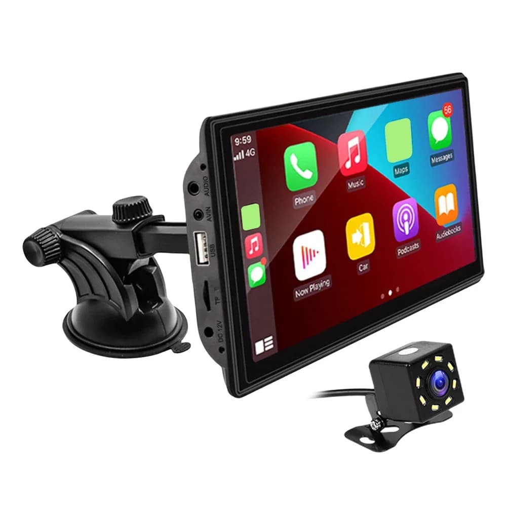 7.0 pollici Carplay Auto Car Radio 5.0 Bluetooth MP5 Player WiFi Radio FM Display HD lettore Video multimediale LED Camera Car Monitor