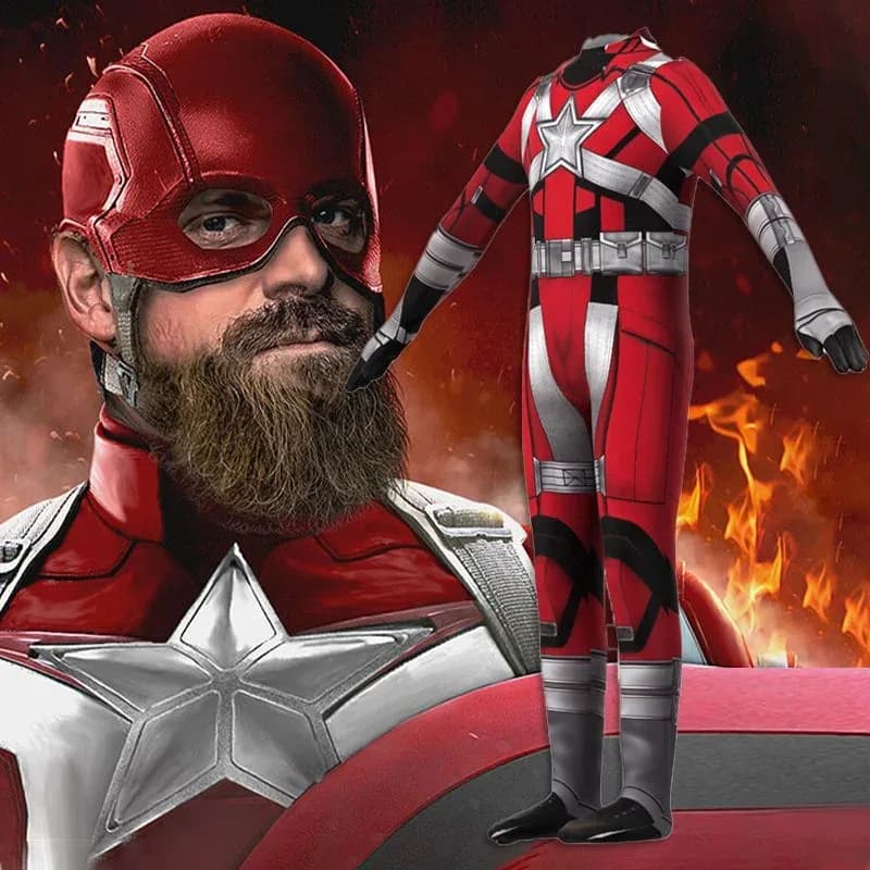 Costume da catsuit cosplay per adulti e bambini, collant di Ognissanti, gioco di ruolo da supereroe della guardia rossa su Halloween Zentaic;3.k'6;d.