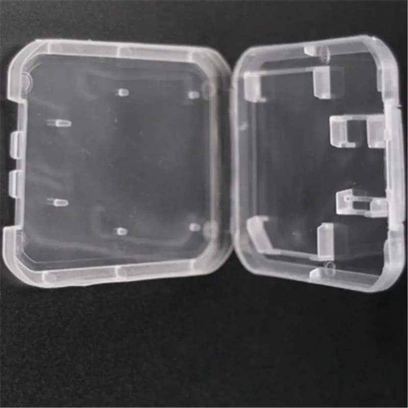 Custodia Trasparente per Schede di Memoria - 10 Pezzi - Scatole in Plastica Trasparente per Schede Micro SD TF - Protezione e Contenitore