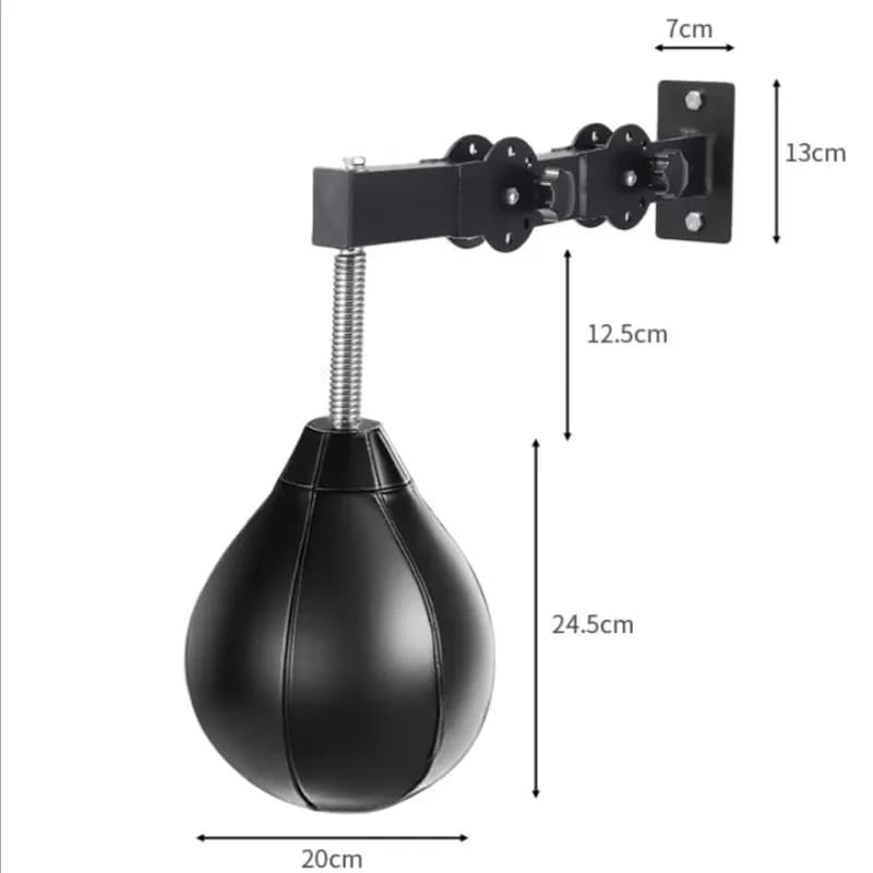 Wall Mount Boxing Punching Speed Bag Fitness Sports Practical Stress Release Daily Boxing Training Ball