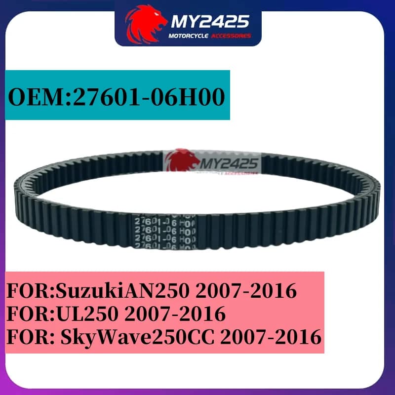 Kevlar GENUINE Scooter V-Belt OEM 27601-06H00 per Suzuki AN 250 UL 250 SkyWave 250cc 2007-2016 CVT Cinghia di Trasmissione