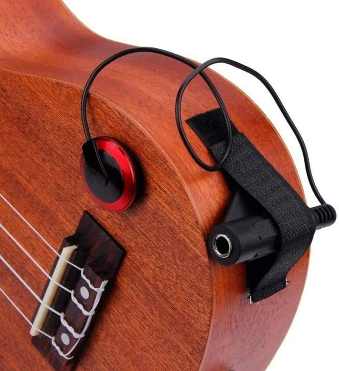 Pickup per microfono a contatto piezoelettrico da 1 pezzo per chitarra violino banjo mandolino ukulele