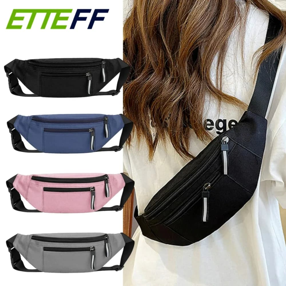 Men's Disposable Waistband with Adjustable Waterproof Waist Strap for Travel Hiking Cycling Running Outdoor Sport