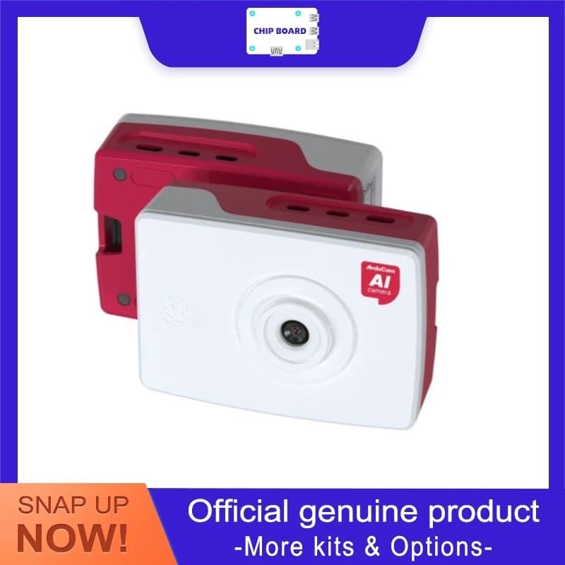 AI Arducam Pivistation 5 camera kit with Sony IMX500 for Raspberry Pi 5, All-in-One Vision System with Cooling and SD Case