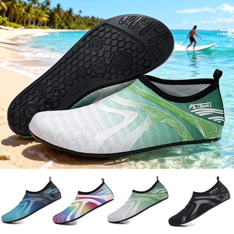 Scarpe da Acqua Unisex, Calzini Aqua a Piedi Nudi per Yoga, Spiaggia, Nuoto, Surf ed Esercizio Fisico
