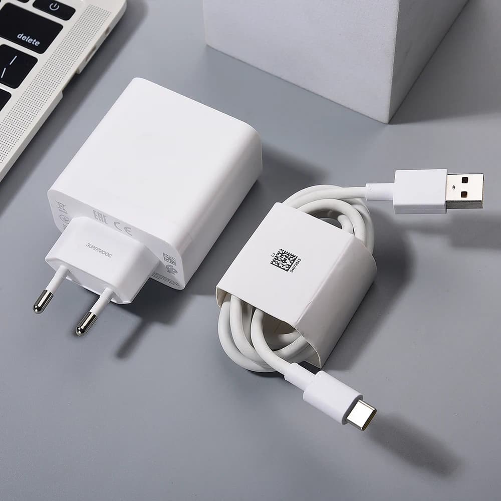 Originale Realme 15 15T 100W SuperVOOC Caricatore UE Adattatore di Alimentazione di Ricarica Veloce 10A Cavo USB C Per Real Me Neo7 Pro Narzo 80 Lite