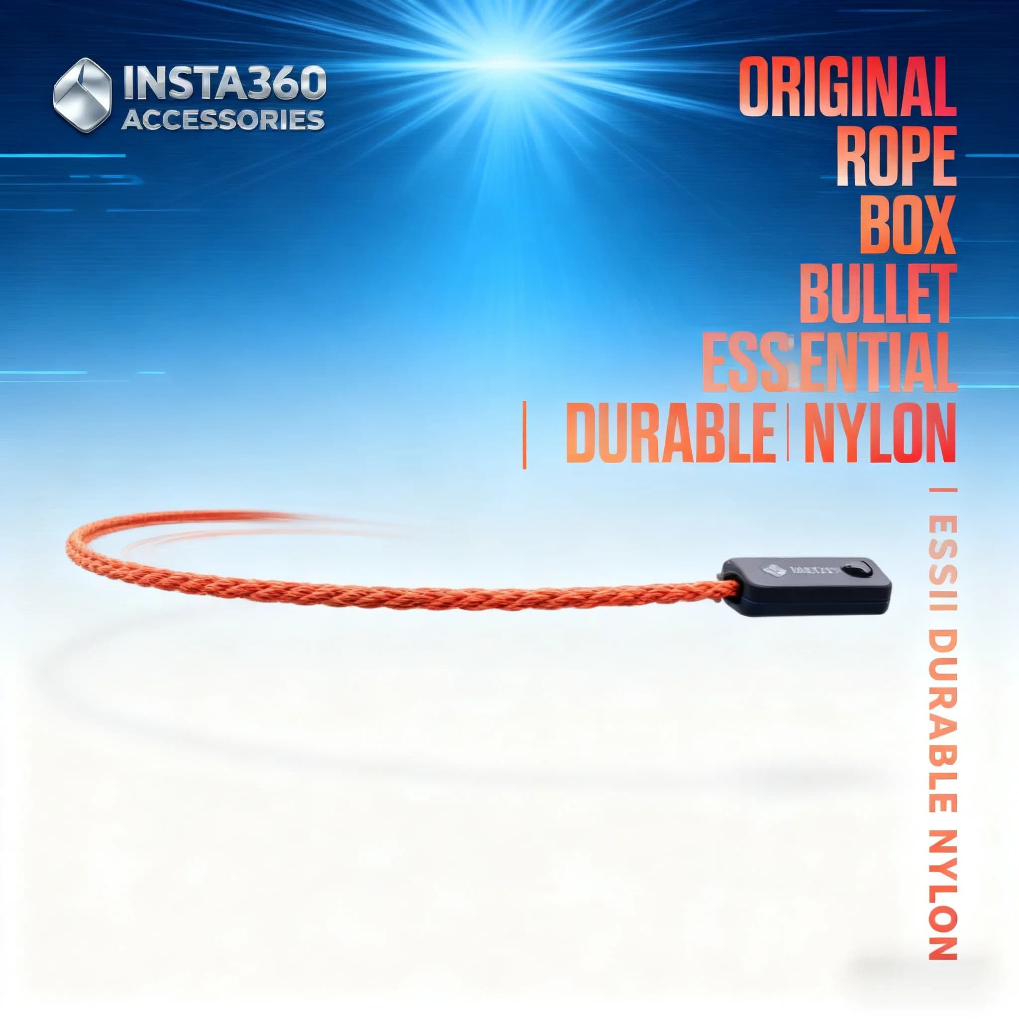 Per la scatola della corda del tempo Insta360 Mini Bullet | Accessorio tascabile originale per X5 X4 X3 ONE RS | Design ufficiale facile da usare