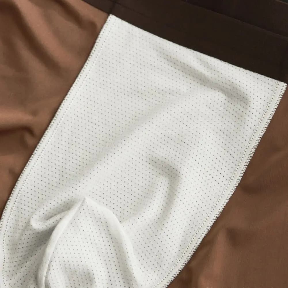 Simple and Thin Silk Satin Boxers Medium Life Waist Waist Boxers Ice Silk Boxers Seamless Underwear for Men Daily