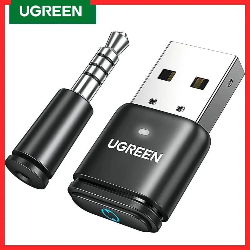 UGREEN USB Bluetooth 5.3 aptX HD AD audio adapter for PS5 PS4 Nintendo Switch earphone speaker Bluetooth receiver