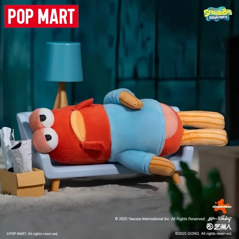 Hot Sale POP MART Bikini Bottom Buddies Whimsical Blind Box Toys Kawaii Anime Action Figure Surprise Guess Bag Mystery Box Gifts