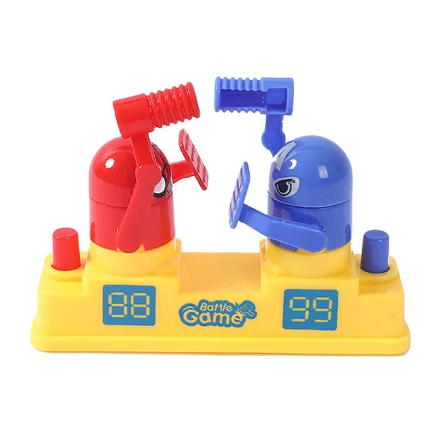 Mini giocattoli per bambini Bambola per bambini Gioco a doppia battaglia Gioco interattivo per nascondere martello genitore-figlio Giocattolo divertente casuale per l'educazione precoce del bambino