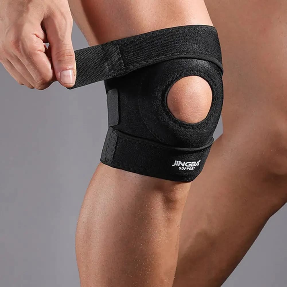 Supporto Ortopedico Regolabile per Ginocchio, Protezione per Rotula, Supporto per Legamento Menisco, Ginocchiera Sportiva per Alleviare il Dolore Articolare