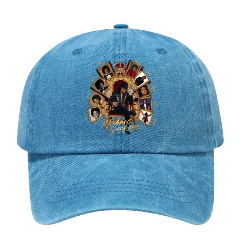 Summer Adjustable Sun Hats Michael Jackson Casual Unisex Baseball Snapback Golf Caps