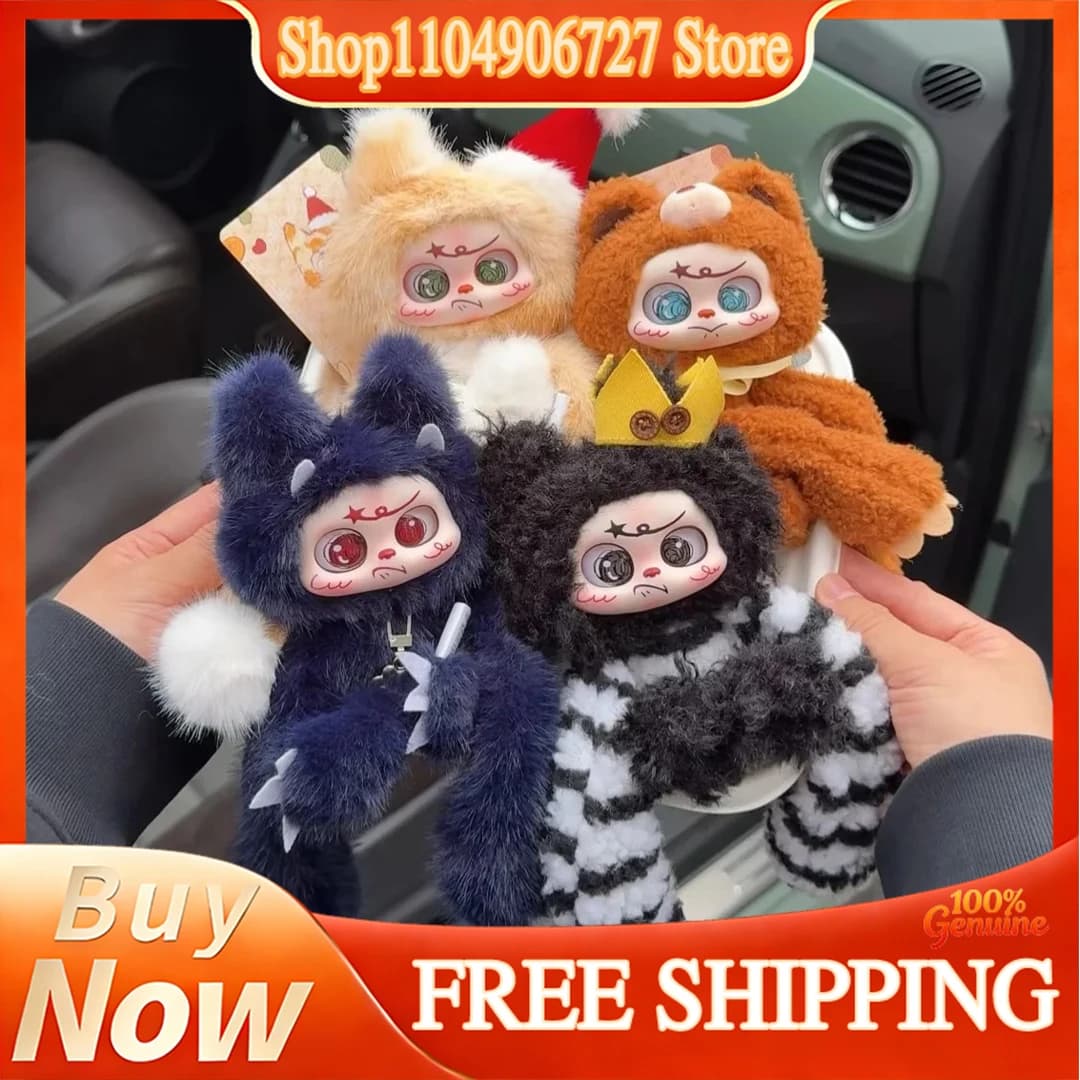 Colliegogo Plush Doll Blind Box Opps Bad Cat Cute Series Soft Stuffed Plush Toy Collectible Home Decoration For Adult Collectors