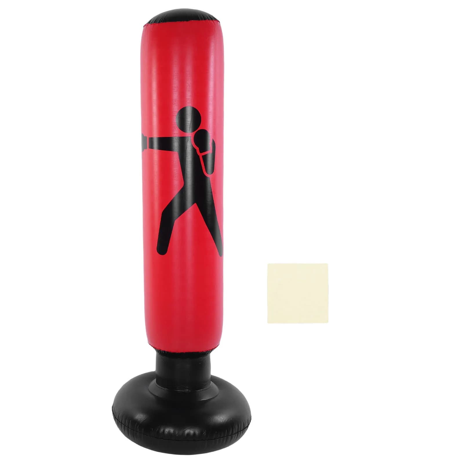 63 inch standing boxing bag, inflatable kickboxing pole for children, training equipment Karate/Taekwondo/ M