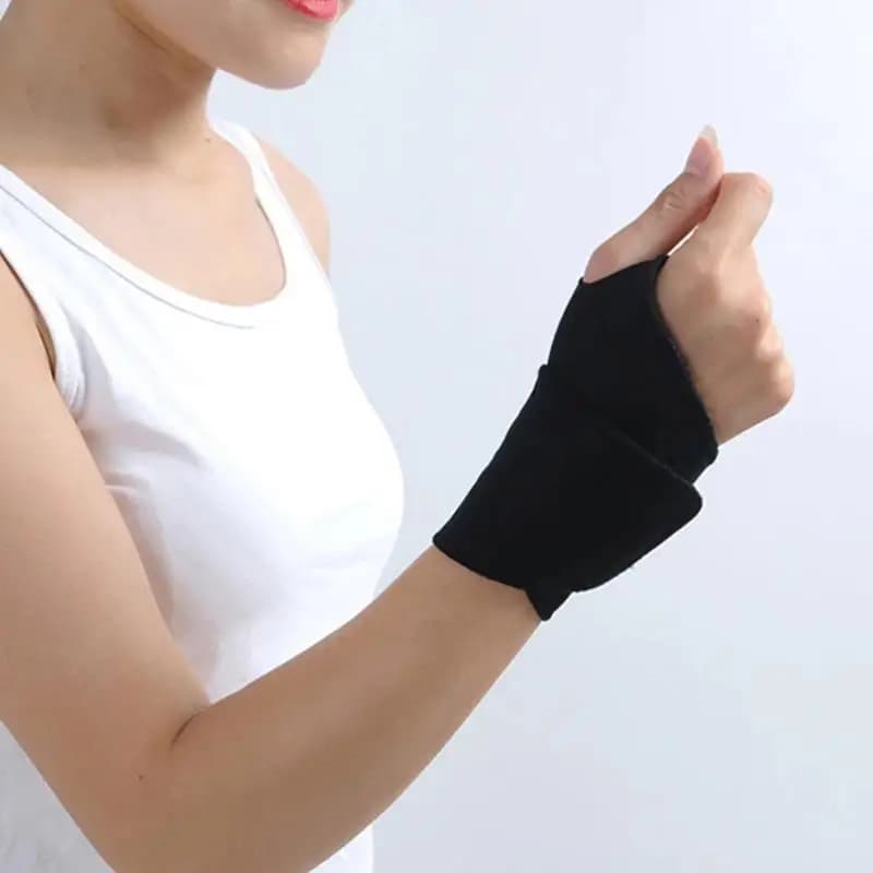 1 Pezzo Fascia da Polso Autoriscaldante con Terapia Magnetica, Supporto Compressivo per Sollievo dal Dolore, Scaldamani〔HMA58〕
