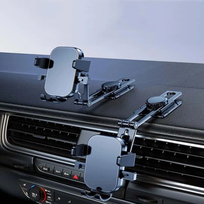 Dashboard Metal Car Phone Holder Smartphone Mount Stand 360 Degree Rotation Accessories For iPhone Xiaomi Huawei Samsung