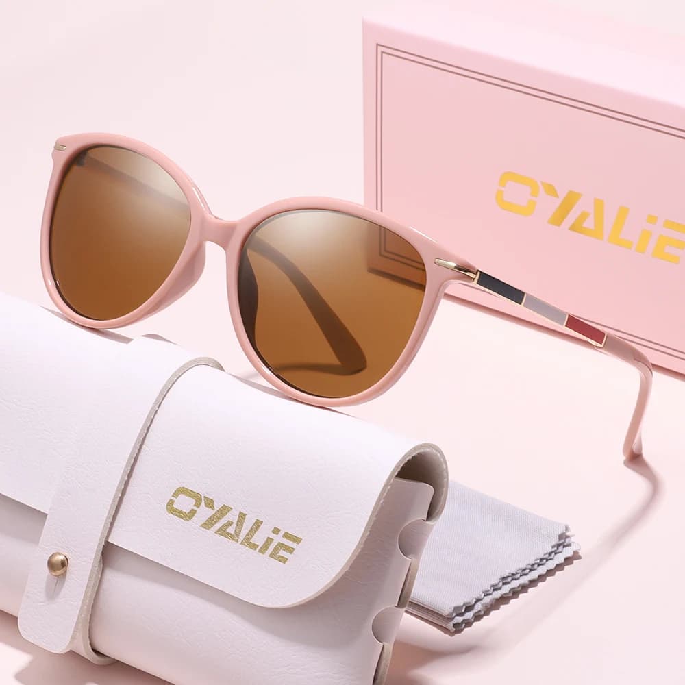 Occhiali da Sole Classici Colorati Oyalie, Stile Trendy con Blocchi di Colore, un Must-Have per un Look Urbano Unico