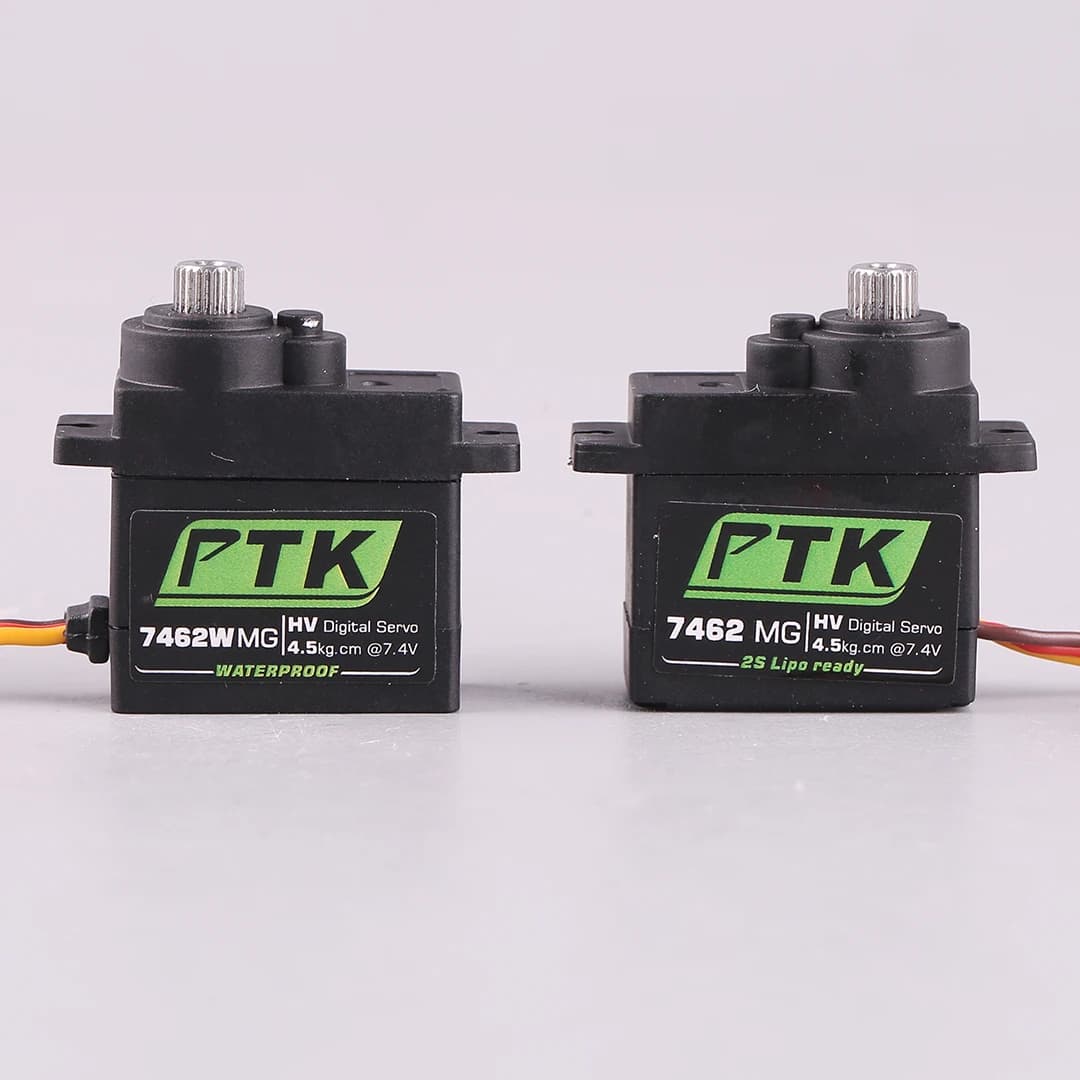 PTK 7462W MG 9g Micro servo impermeabile 5KG Ingranaggio metallico HV Ala fissa RC Auto Elicottero Robot 180 ° Servo digitale 1/8