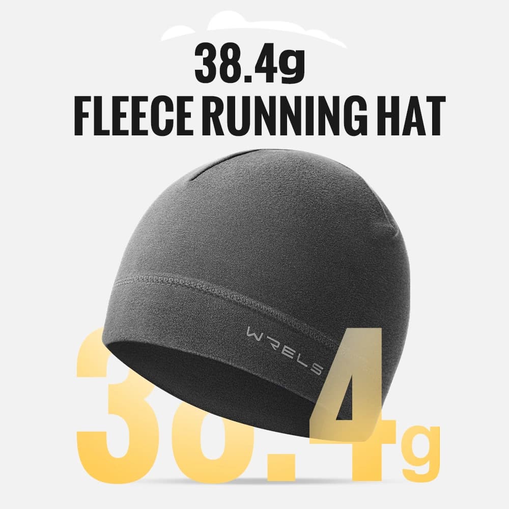 WRELS Winter Cycling Cap Windproof Keep Warm Skiing Cap Road Cycling Warm Hat Snow Outdoor Sport Thermal Fleece Running Headband