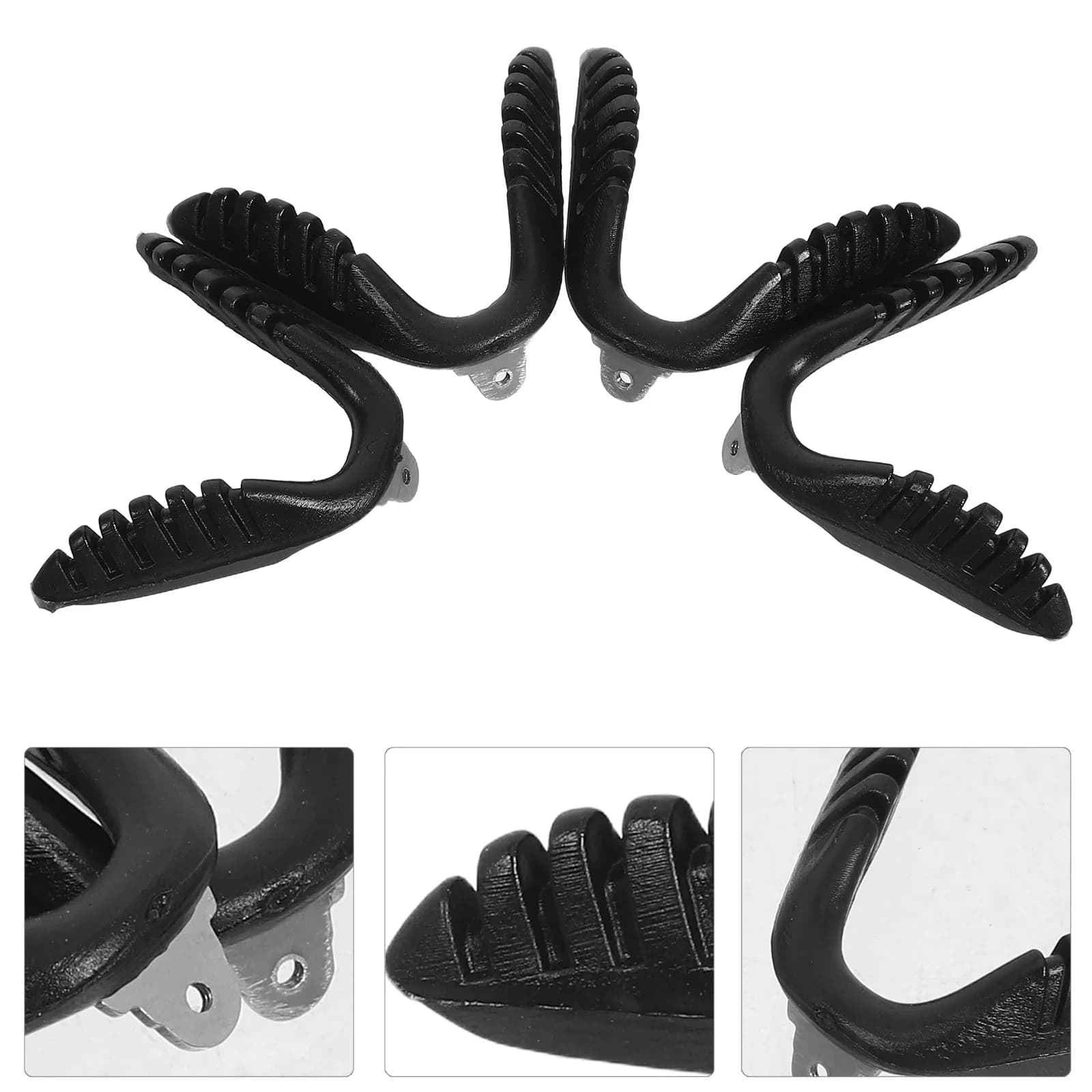 4 Pezzi Cuscinetti Nasali Antiscivolo per Occhiali, Ponte Nasale in Plastica Morbida di Ricambio per Occhiali da Sole Sportivi e Ciclismo