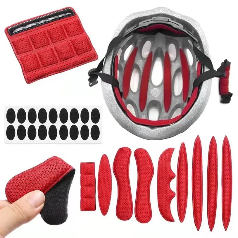 27 pcs/set padding kit for helmet set of universal foam bearings for motorcycle bike parts in sealed sponge