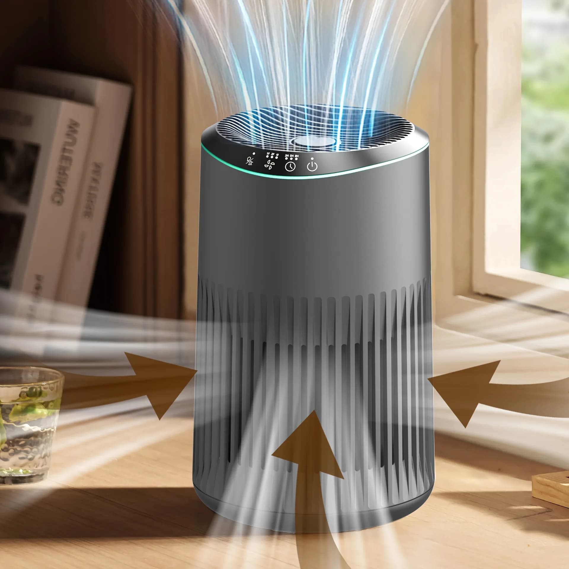 2025 Nuovo purificatore d'aria dropshipping transfrontaliero per la copertura della camera da letto antipolvere per allergie domestiche