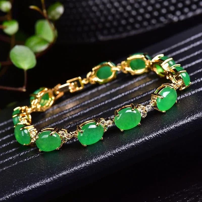 Bracciale con perline AMORE in agata di giada verde naturale, braccialetto regolabile, gioielli con ciondoli, yoga, goccia d'acqua, conchiglia, fiore, braccialetto da donna