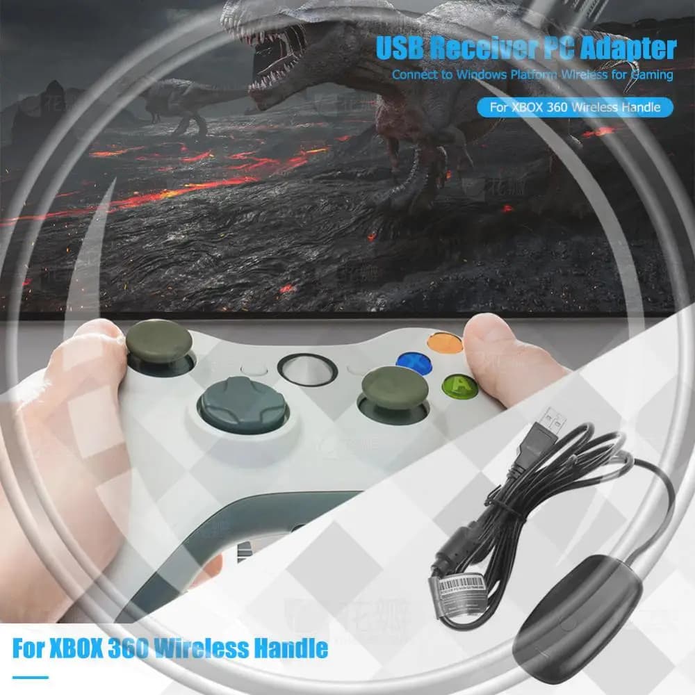 Ricevitore USB per Controller di Console di Gioco Professionale, Accessori per Gaming, Gamepad Wireless per Console Xbox360