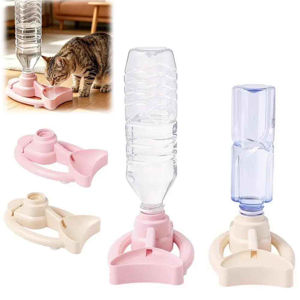 Convenient Anti Overturning Cat Water Dispenser Splash-proof Silent Cat Drinking Fountain ABS Food Grade Pet Water Bowl Cats