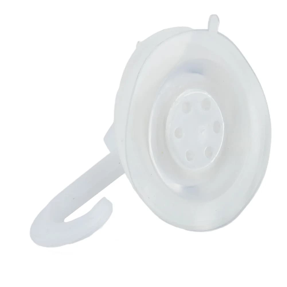 Hooks Suction Cup Accessories Bathroom Glass Hanger Heavy Duty Mirror PVC+PP Spare Parts Strong Suction Tile White