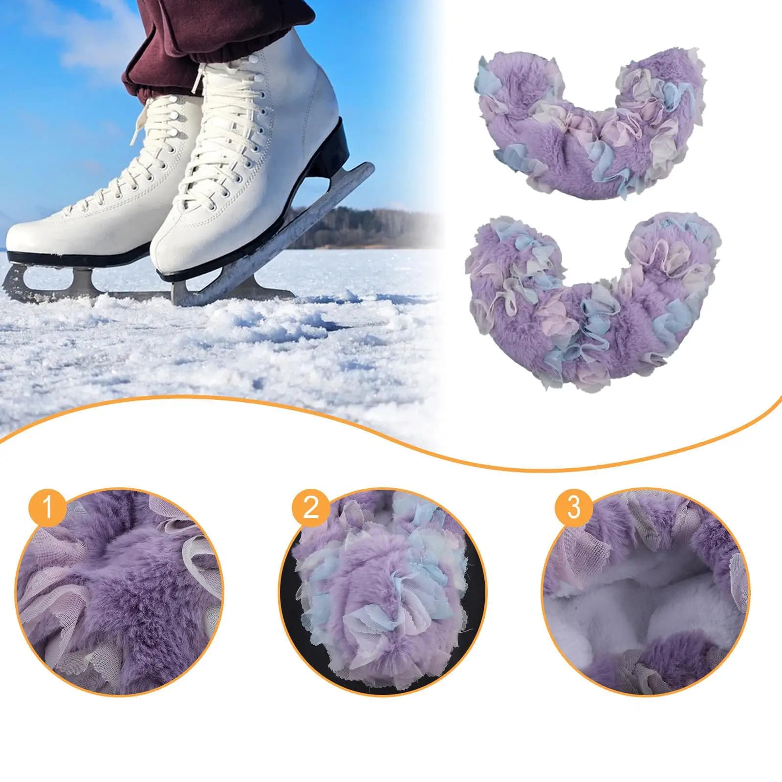 Coprilama per Pattini da Ghiaccio, Accessori per Pattinaggio, Protezione, Decorativi, Coprilama Sportivi per Pattini da Hockey