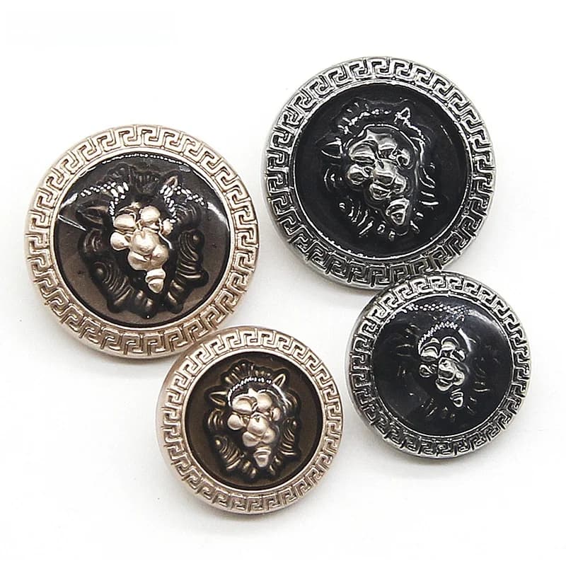 Gold Plated Metal Button for Coat Jacket Suit Fashion Decoration Button 182m Zinc Alloy Material from Zhejiang China